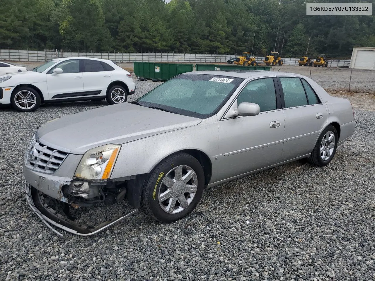 2007 Cadillac Dts VIN: 1G6KD57Y07U133322 Lot: 72014474