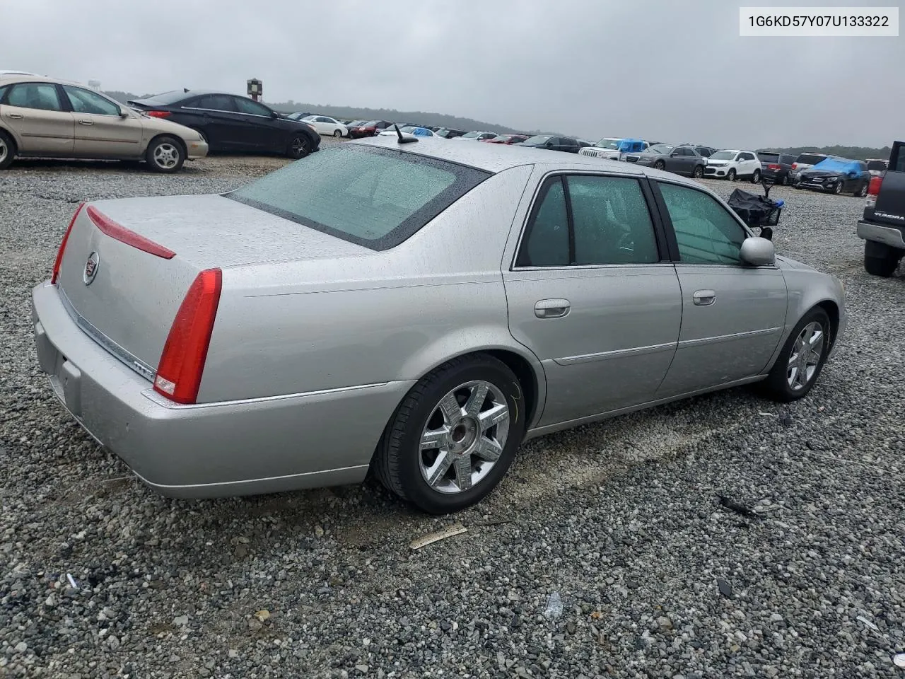 2007 Cadillac Dts VIN: 1G6KD57Y07U133322 Lot: 72014474