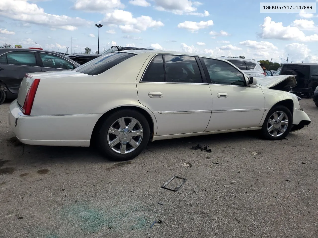 2007 Cadillac Dts VIN: 1G6KD57Y17U147889 Lot: 73692864