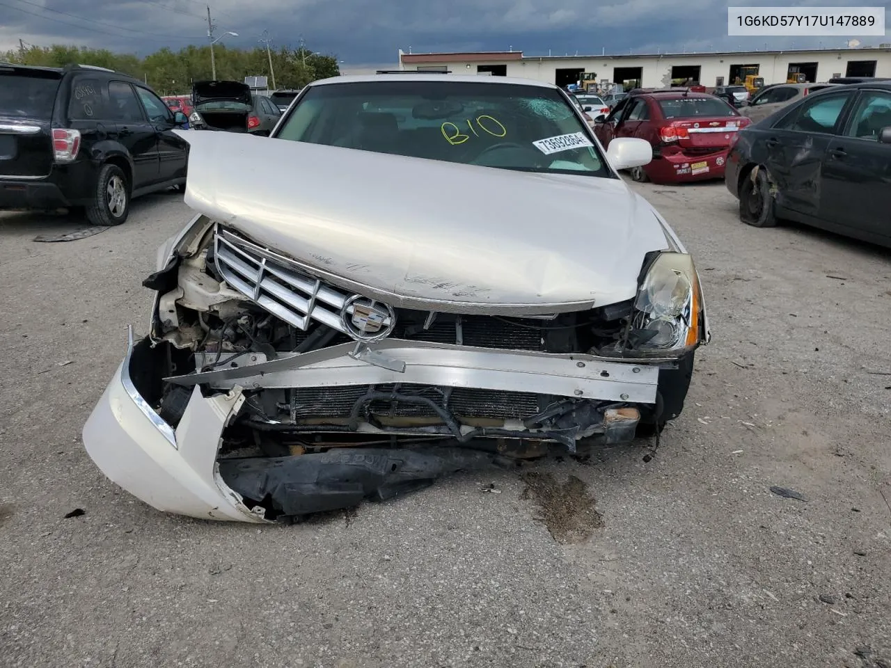 2007 Cadillac Dts VIN: 1G6KD57Y17U147889 Lot: 73692864