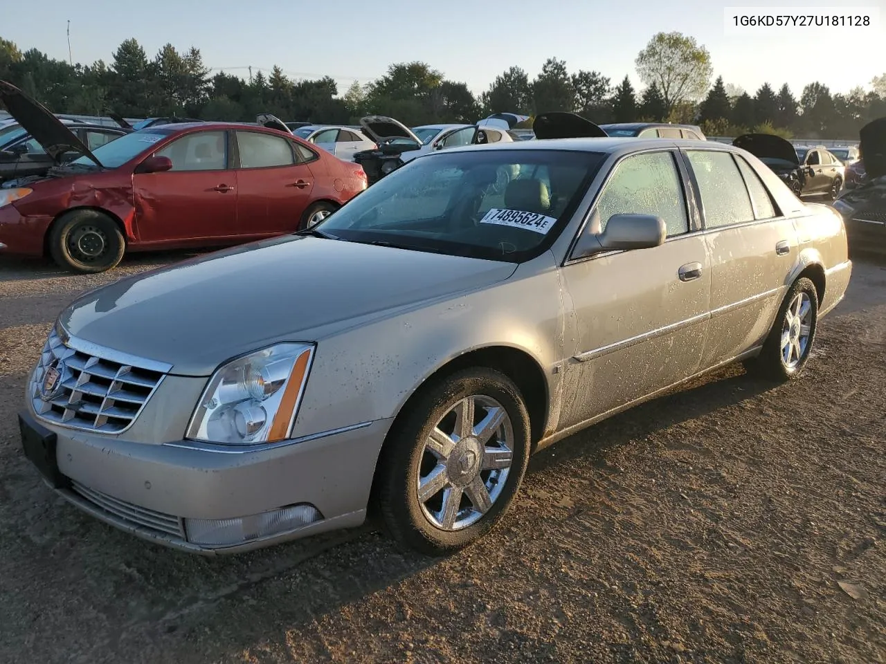 2007 Cadillac Dts VIN: 1G6KD57Y27U181128 Lot: 74895624