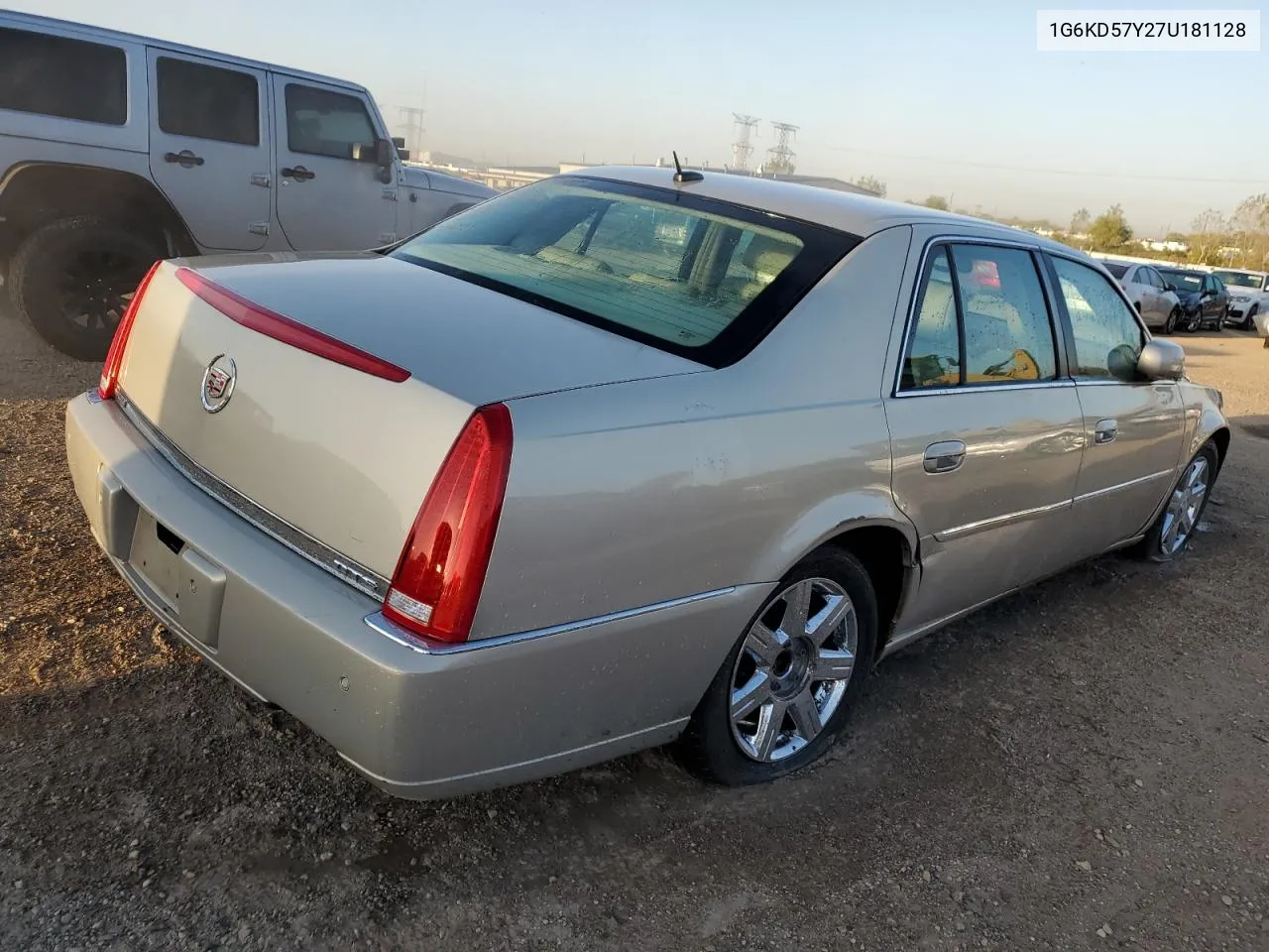 2007 Cadillac Dts VIN: 1G6KD57Y27U181128 Lot: 74895624