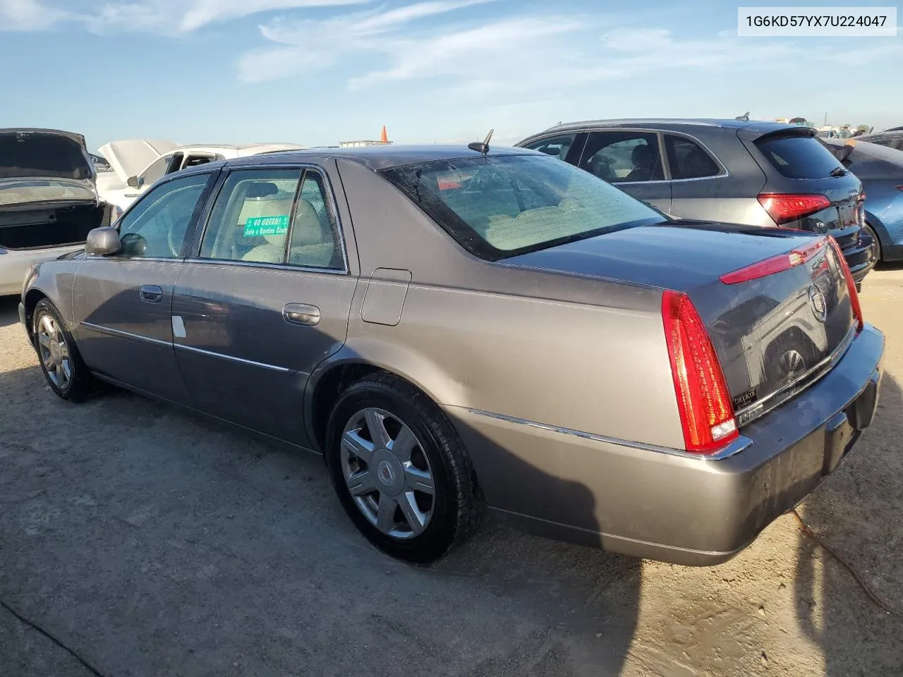 2007 Cadillac Dts VIN: 1G6KD57YX7U224047 Lot: 74922694