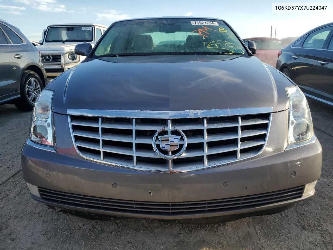 2007 Cadillac Dts VIN: 1G6KD57YX7U224047 Lot: 74922694