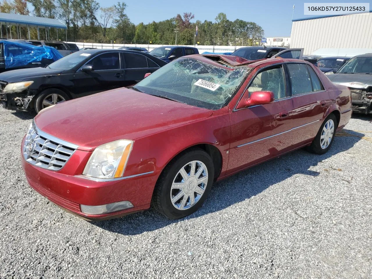 2007 Cadillac Dts VIN: 1G6KD57Y27U125433 Lot: 75066864