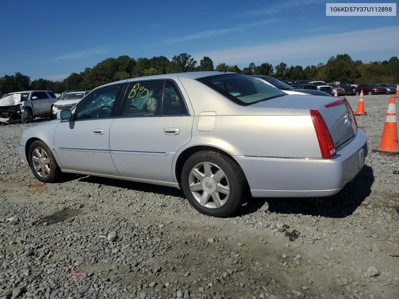 2007 Cadillac Dts VIN: 1G6KD57Y37U112898 Lot: 75962654