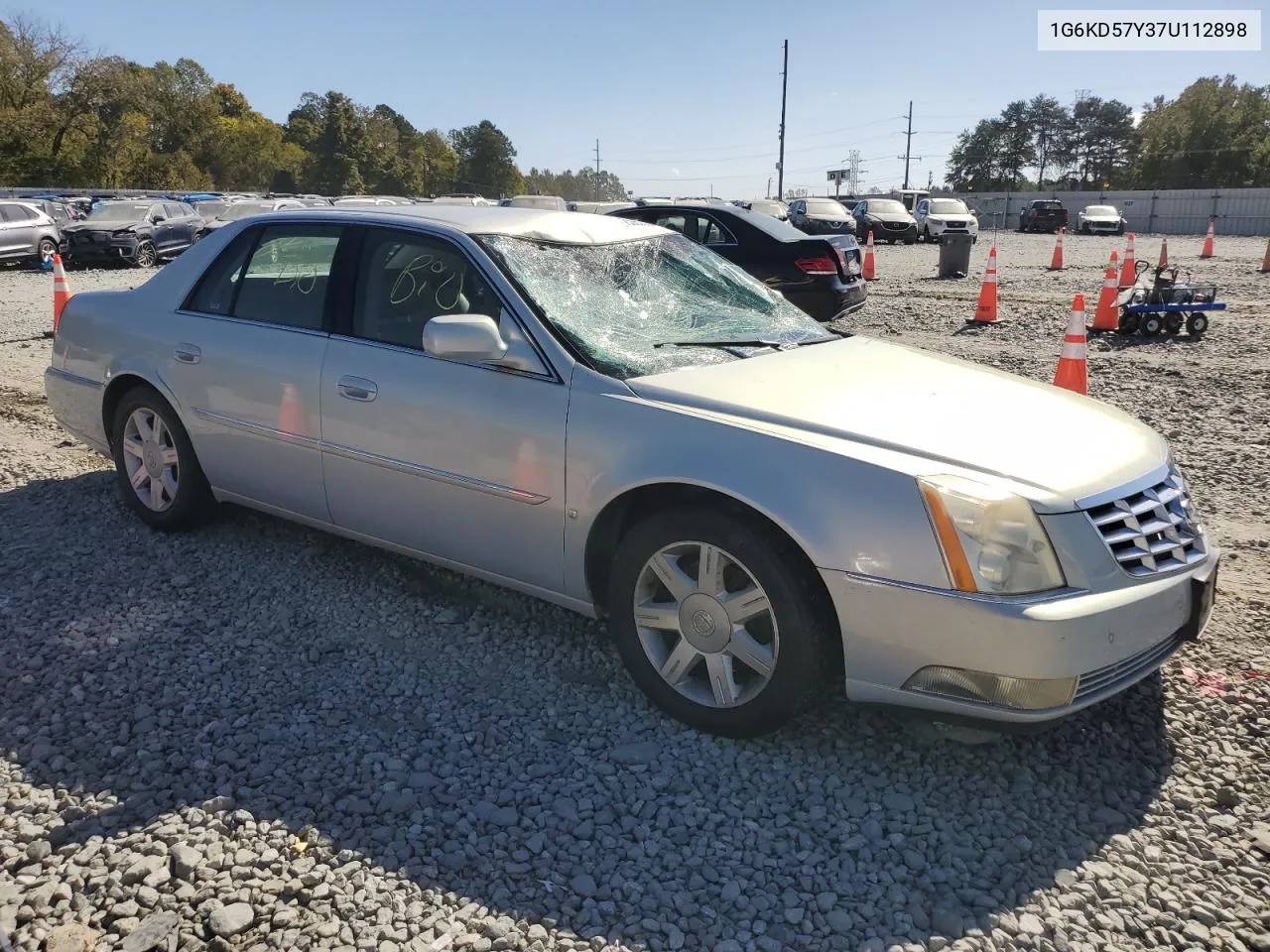 2007 Cadillac Dts VIN: 1G6KD57Y37U112898 Lot: 75962654