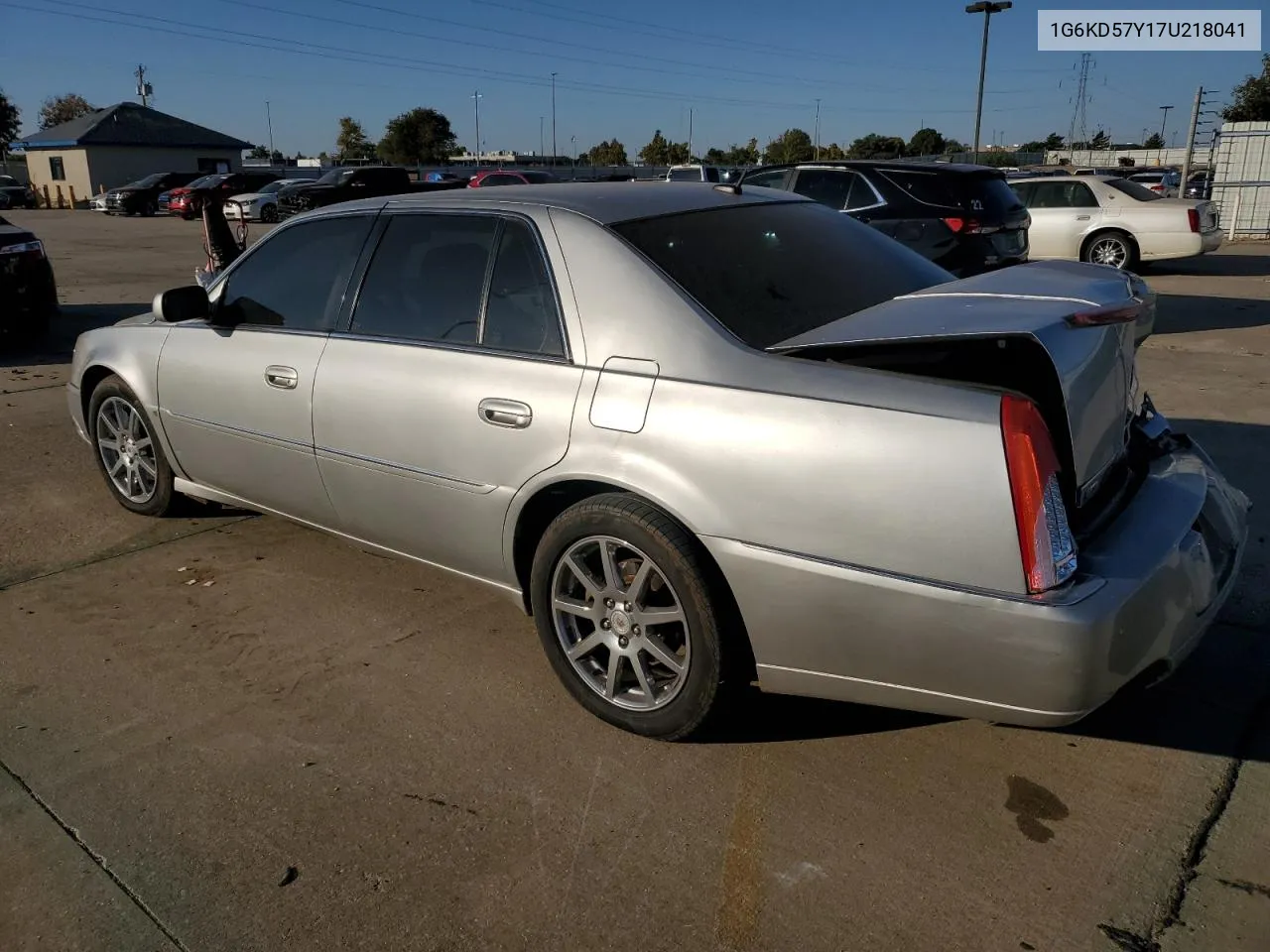 2007 Cadillac Dts VIN: 1G6KD57Y17U218041 Lot: 77543994