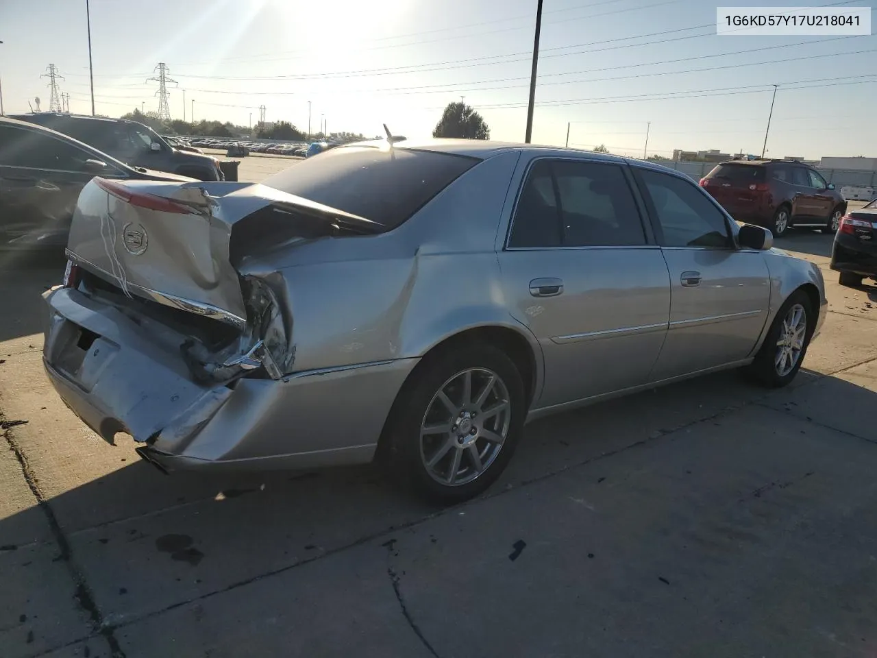 2007 Cadillac Dts VIN: 1G6KD57Y17U218041 Lot: 77543994