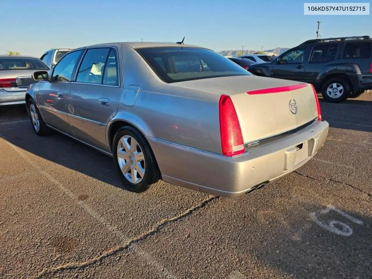 2007 Cadillac Dts VIN: 1G6KD57Y47U152715 Lot: 77914234