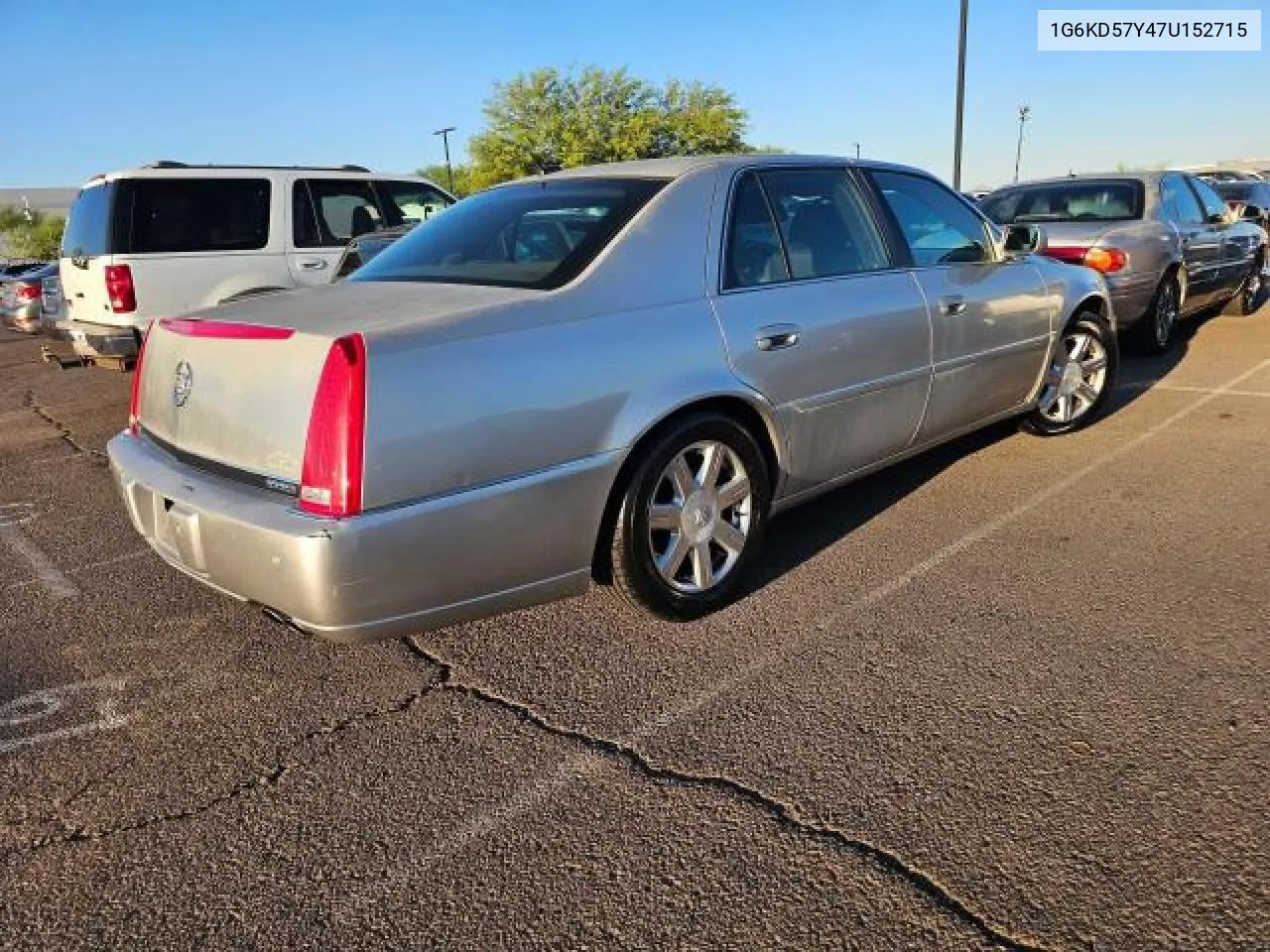 2007 Cadillac Dts VIN: 1G6KD57Y47U152715 Lot: 77914234