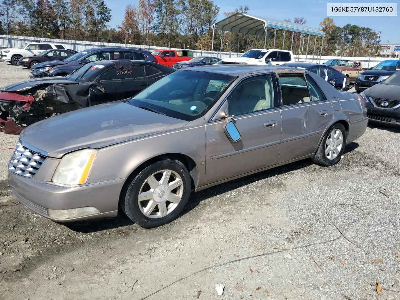 2007 Cadillac Dts VIN: 1G6KD57Y87U132760 Lot: 77965404