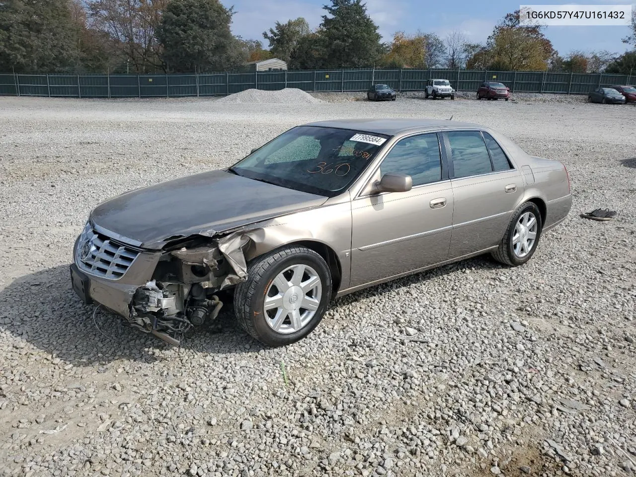 2007 Cadillac Dts VIN: 1G6KD57Y47U161432 Lot: 77995584