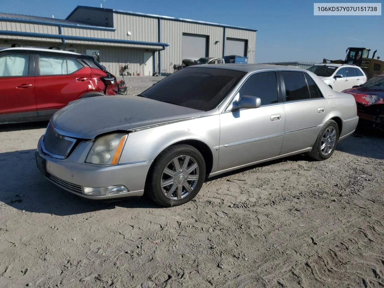 2007 Cadillac Dts VIN: 1G6KD57Y07U151738 Lot: 78043994