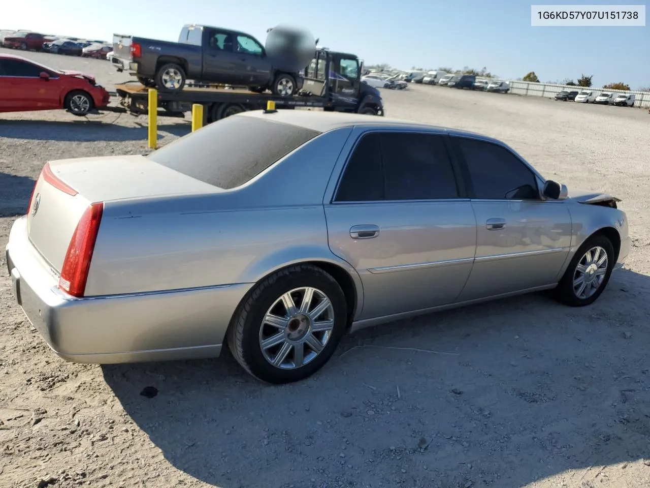 2007 Cadillac Dts VIN: 1G6KD57Y07U151738 Lot: 78043994