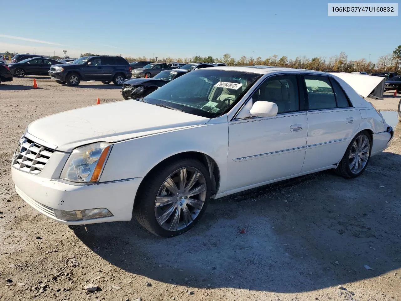 2007 Cadillac Dts VIN: 1G6KD57Y47U160832 Lot: 79654893