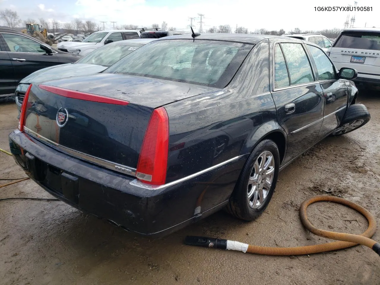 2008 Cadillac Dts VIN: 1G6KD57YX8U190581 Lot: 44132234