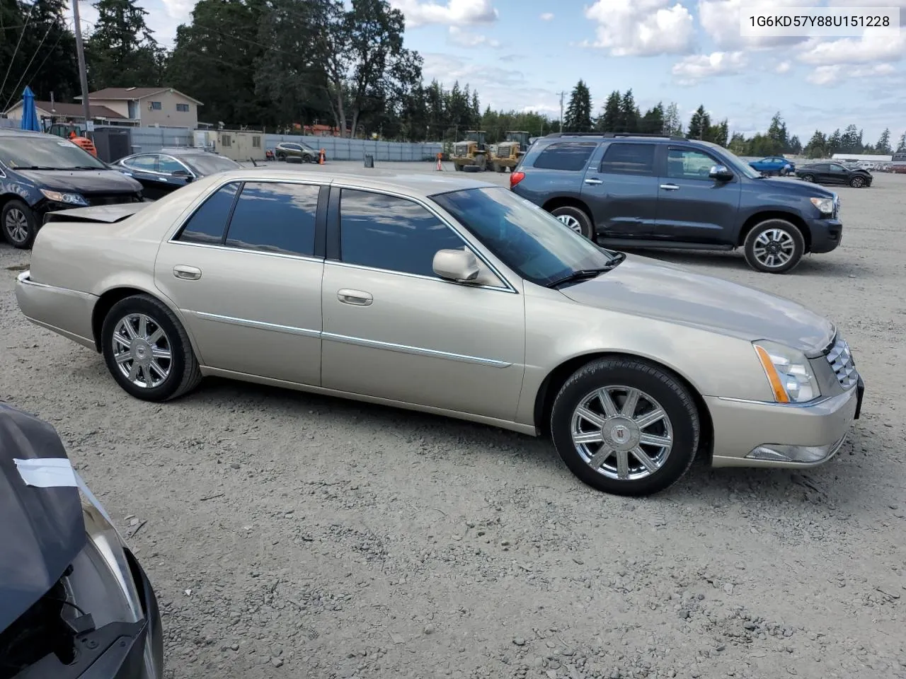 2008 Cadillac Dts VIN: 1G6KD57Y88U151228 Lot: 64508644