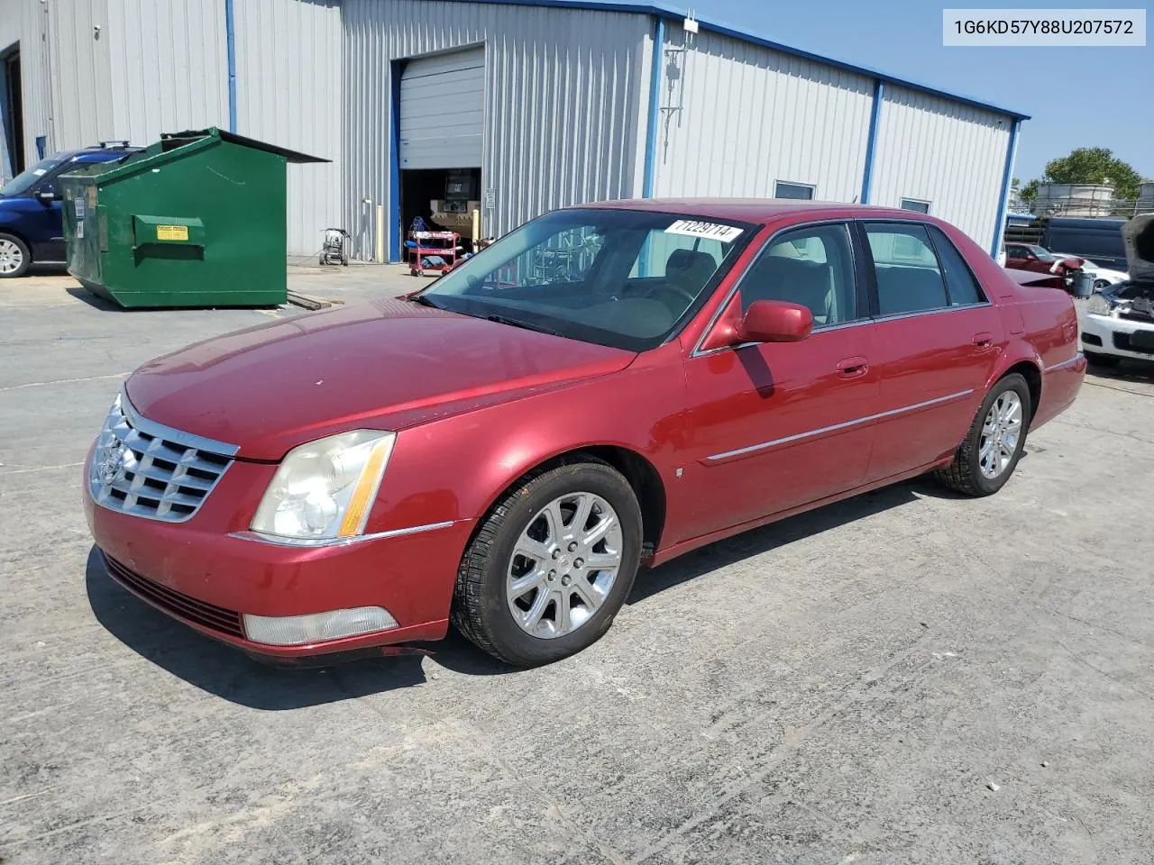 2008 Cadillac Dts VIN: 1G6KD57Y88U207572 Lot: 71229714