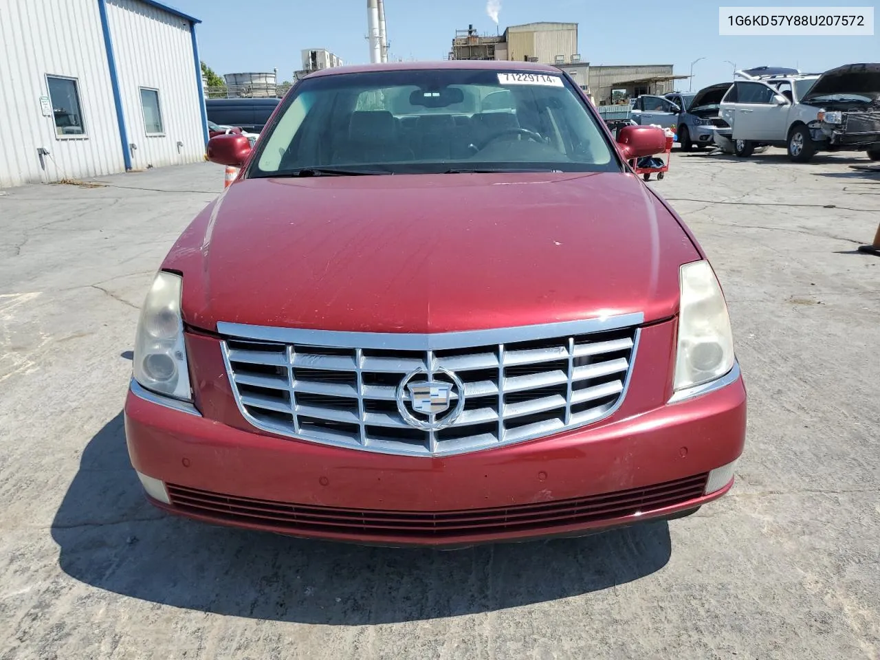 2008 Cadillac Dts VIN: 1G6KD57Y88U207572 Lot: 71229714