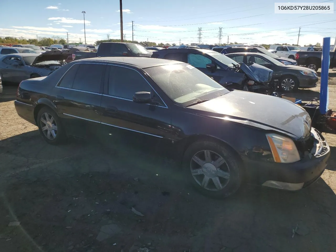 2008 Cadillac Dts VIN: 1G6KD57Y28U205865 Lot: 74426824