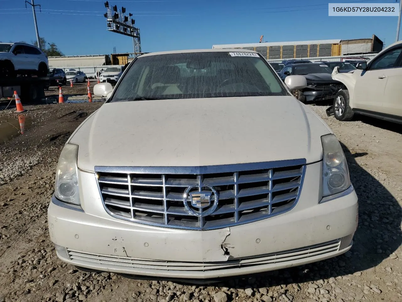 2008 Cadillac Dts VIN: 1G6KD57Y28U204232 Lot: 74878224