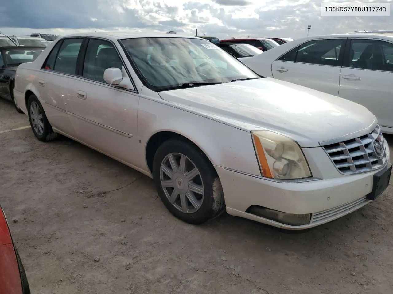 2008 Cadillac Dts VIN: 1G6KD57Y88U117743 Lot: 75406024