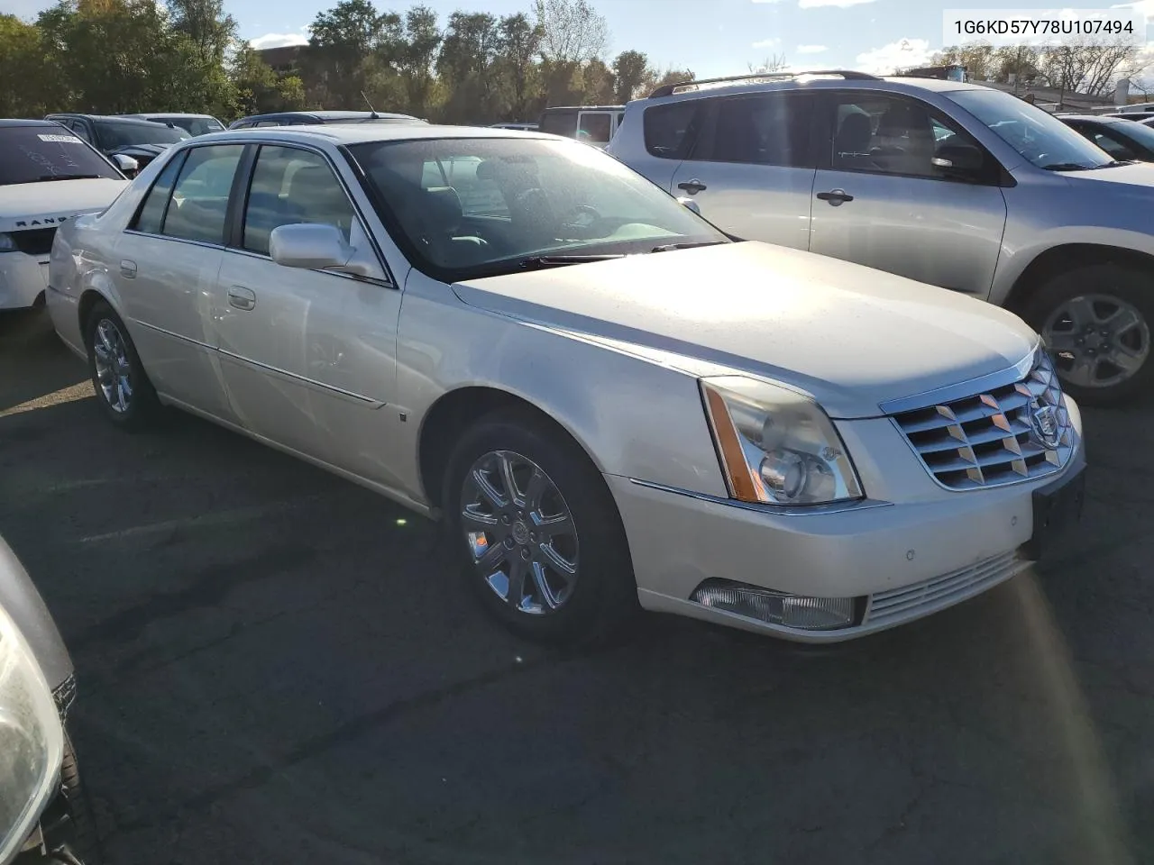 2008 Cadillac Dts VIN: 1G6KD57Y78U107494 Lot: 75518024