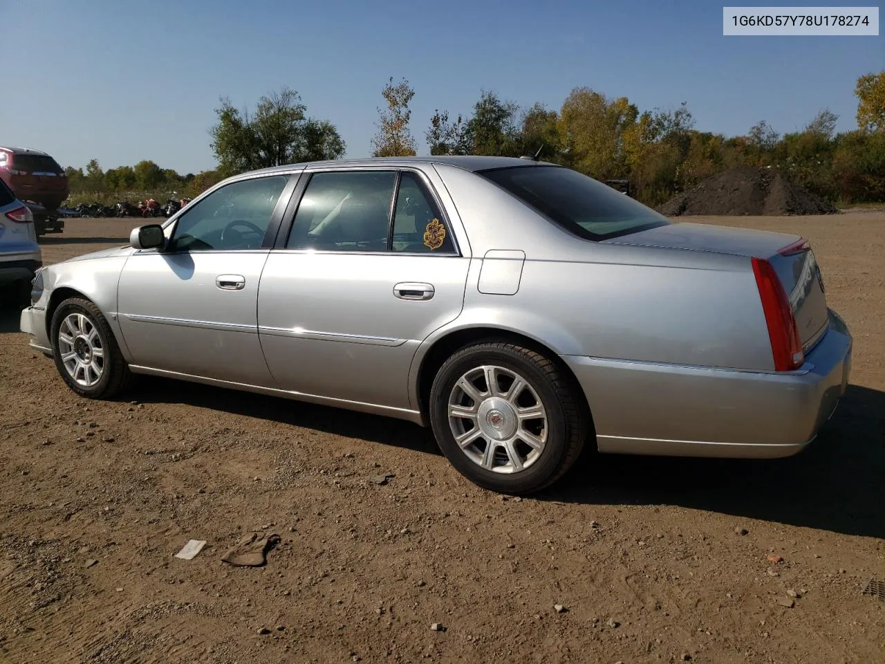 2008 Cadillac Dts VIN: 1G6KD57Y78U178274 Lot: 75880554