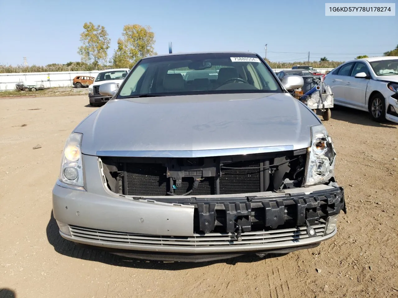 2008 Cadillac Dts VIN: 1G6KD57Y78U178274 Lot: 75880554