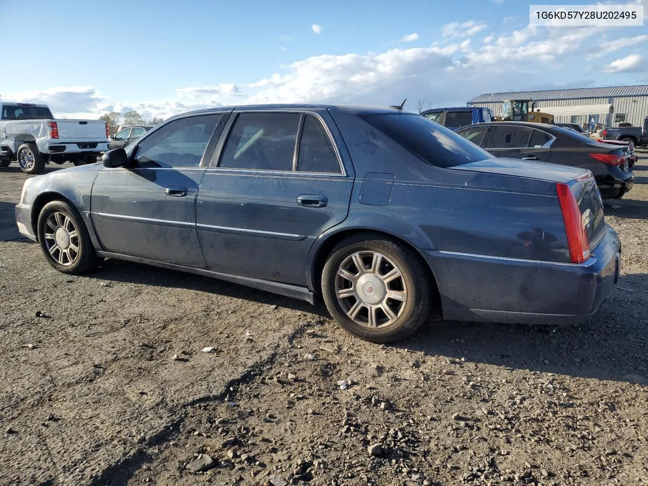 2008 Cadillac Dts VIN: 1G6KD57Y28U202495 Lot: 76336834