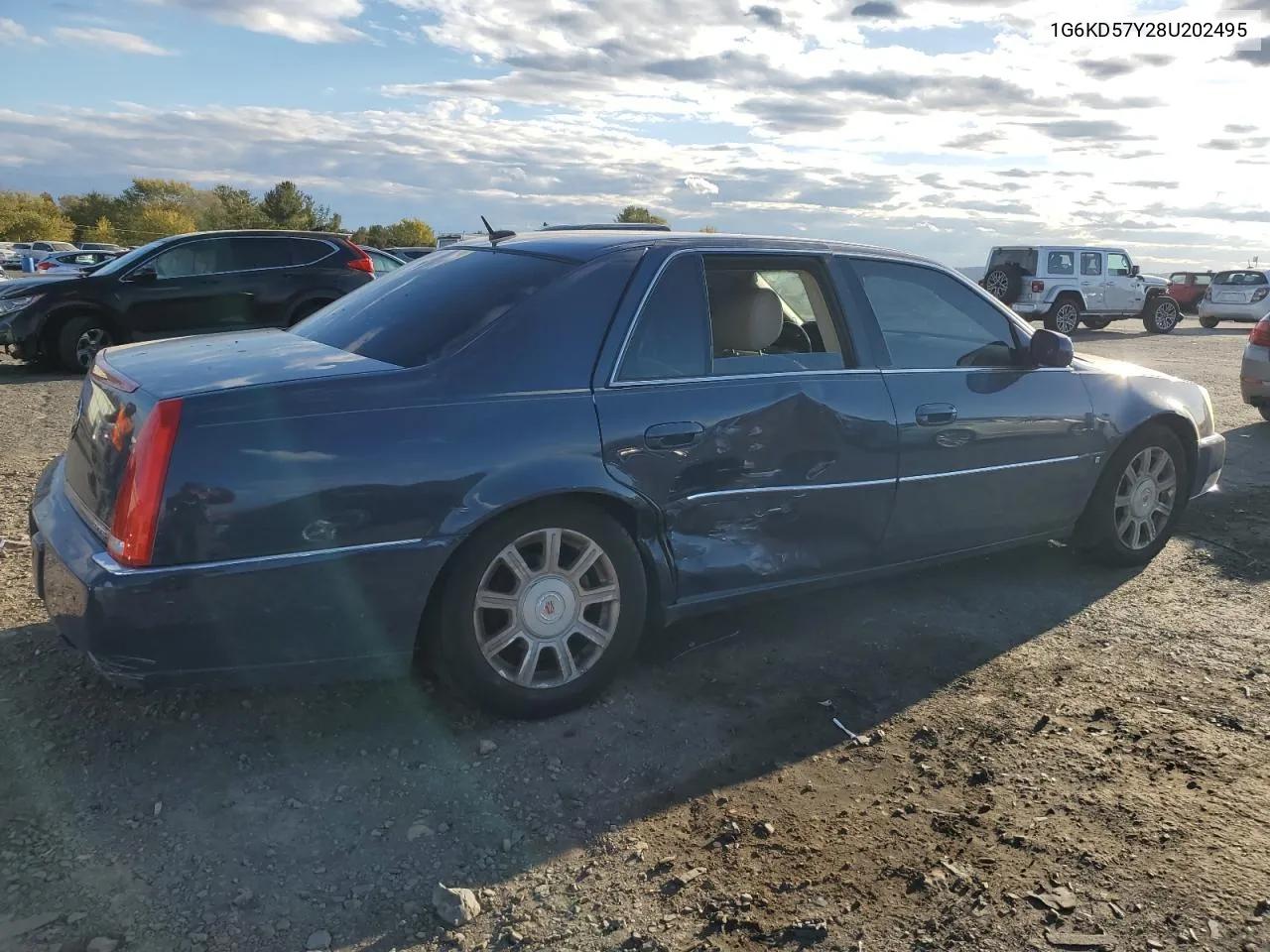 2008 Cadillac Dts VIN: 1G6KD57Y28U202495 Lot: 76336834