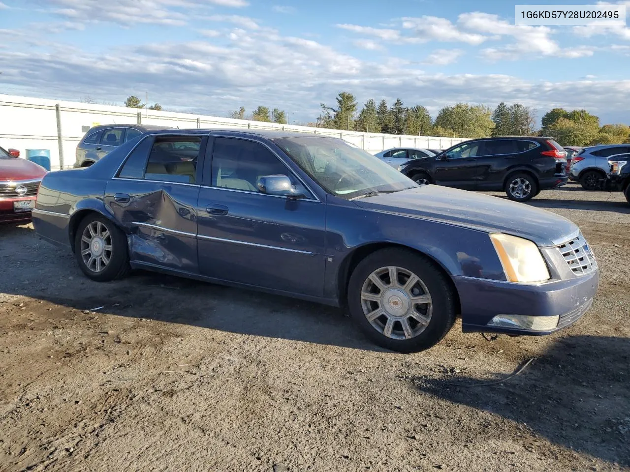 2008 Cadillac Dts VIN: 1G6KD57Y28U202495 Lot: 76336834