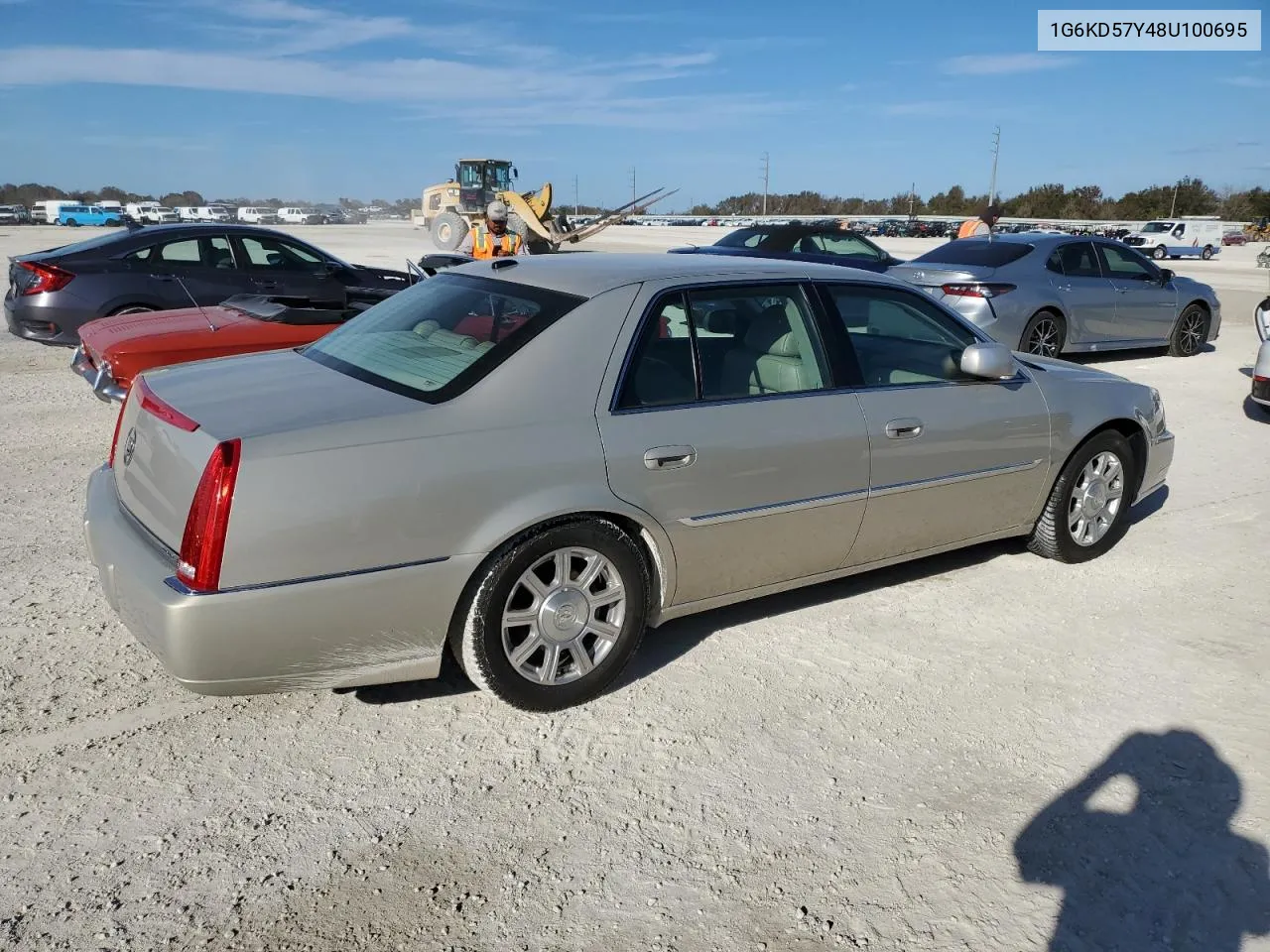 2008 Cadillac Dts VIN: 1G6KD57Y48U100695 Lot: 77632414