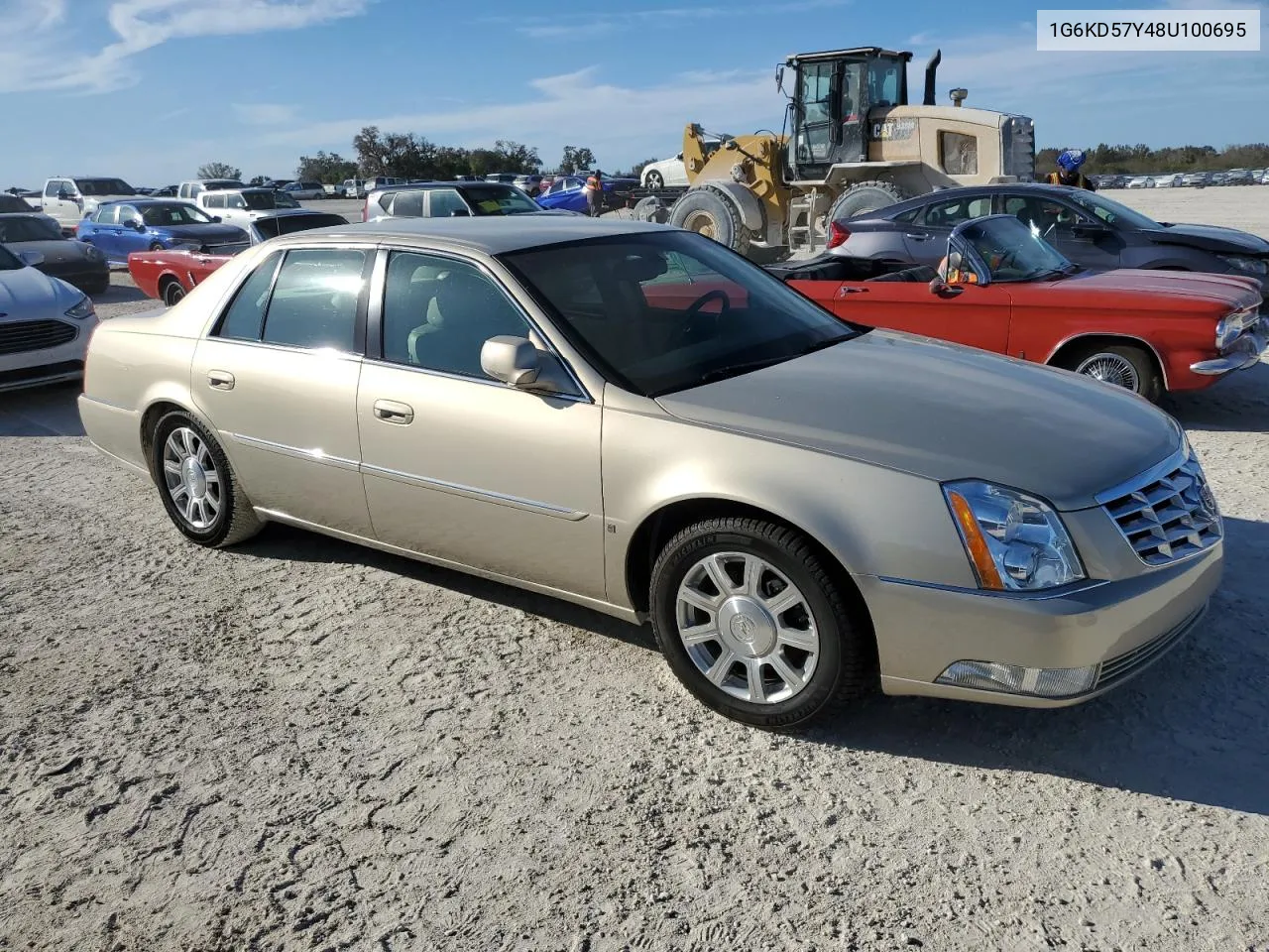 2008 Cadillac Dts VIN: 1G6KD57Y48U100695 Lot: 77632414