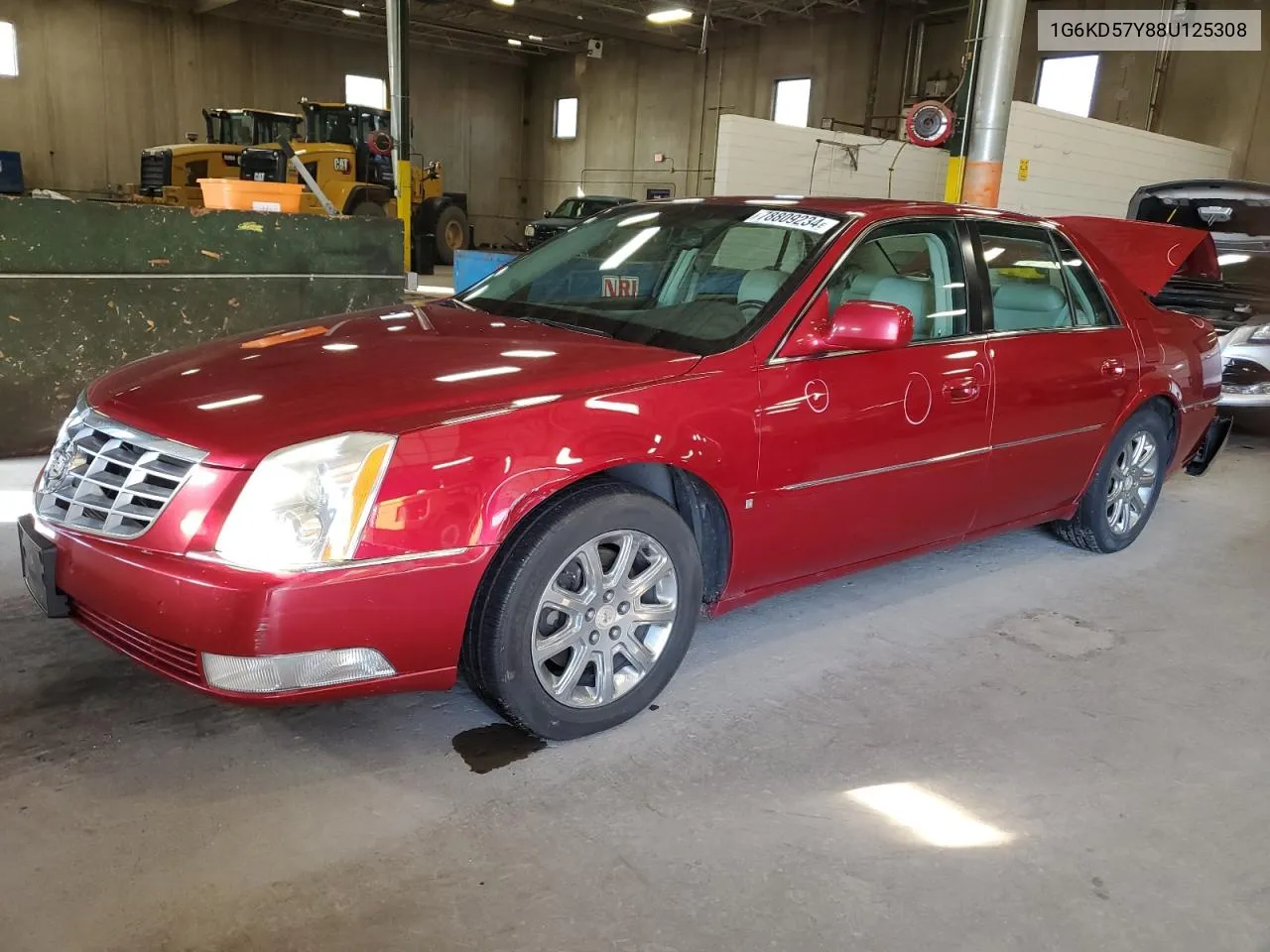 2008 Cadillac Dts VIN: 1G6KD57Y88U125308 Lot: 78809234