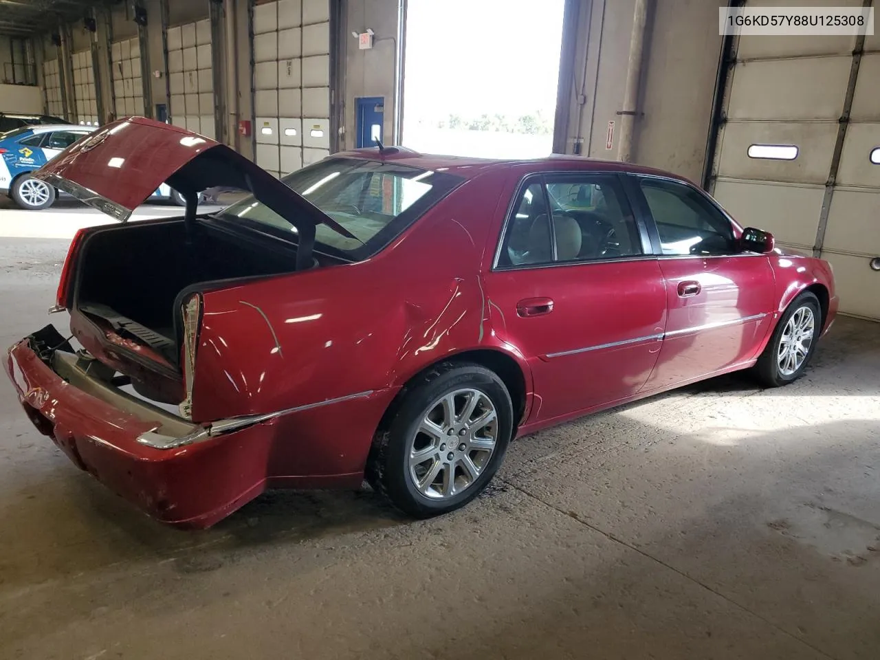 2008 Cadillac Dts VIN: 1G6KD57Y88U125308 Lot: 78809234