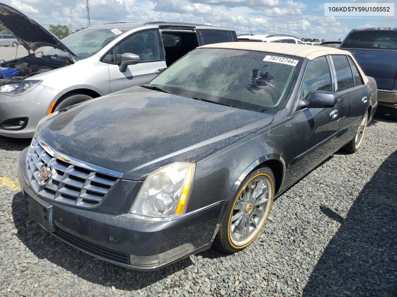 2009 Cadillac Dts VIN: 1G6KD57Y59U105552 Lot: 74712744