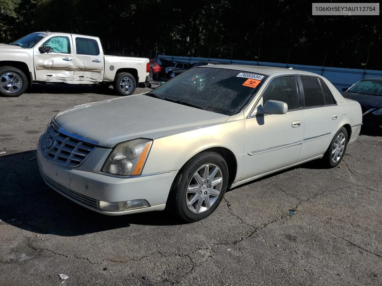 2010 Cadillac Dts Premium Collection VIN: 1G6KH5EY3AU112754 Lot: 76583534