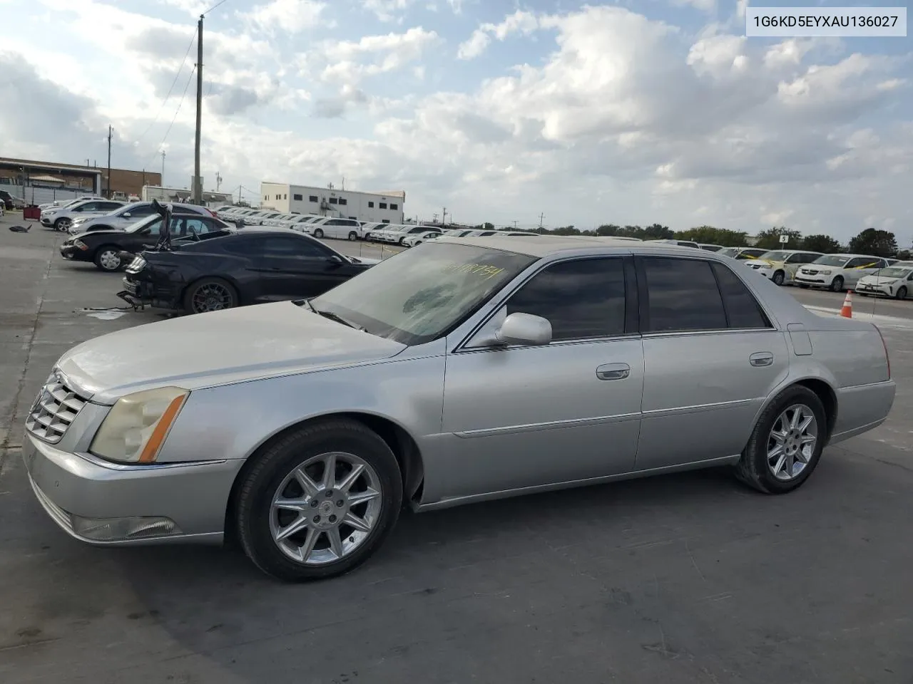 2010 Cadillac Dts Luxury Collection VIN: 1G6KD5EYXAU136027 Lot: 78498754