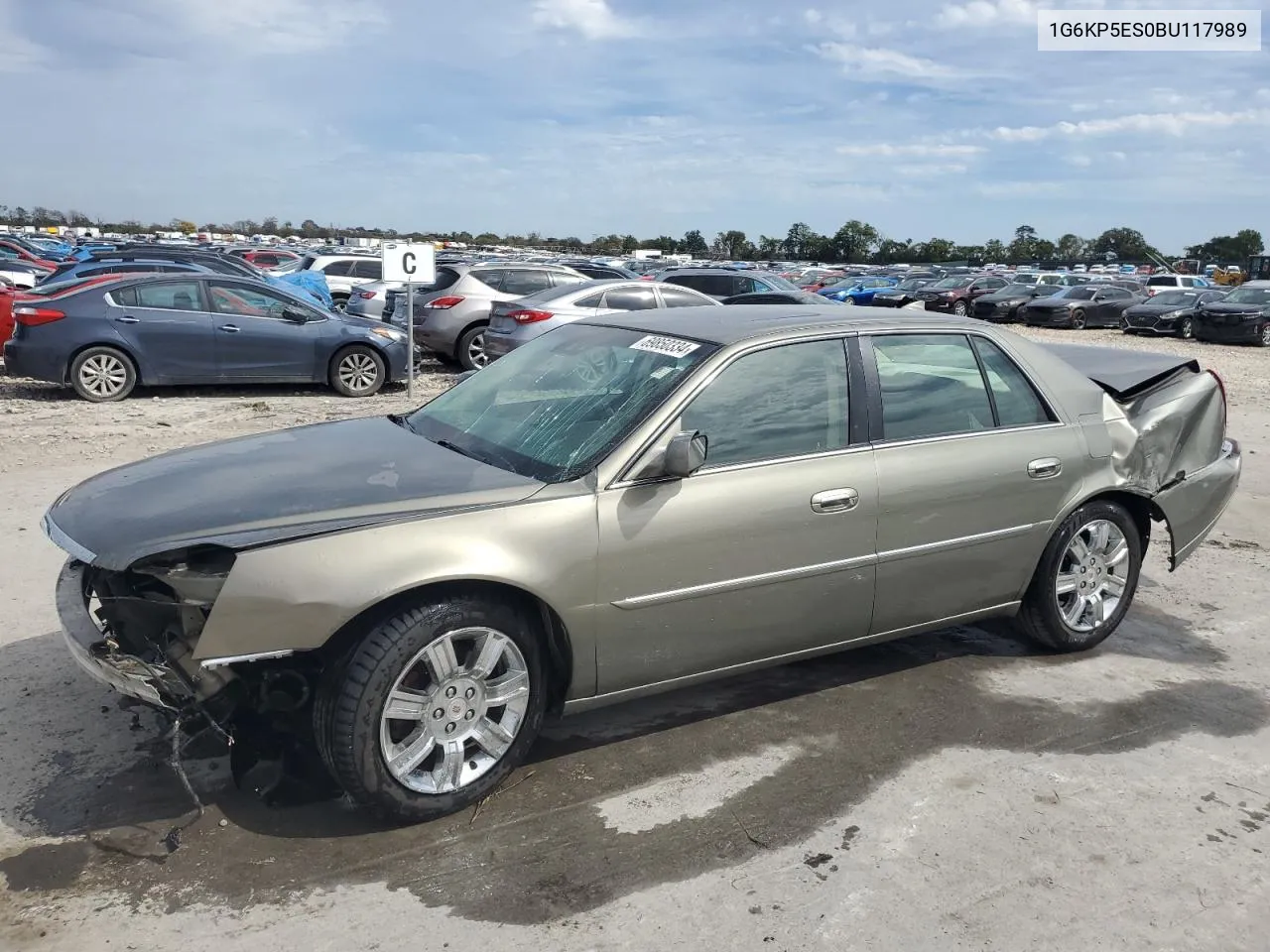 2011 Cadillac Dts Platinum VIN: 1G6KP5ES0BU117989 Lot: 69850334