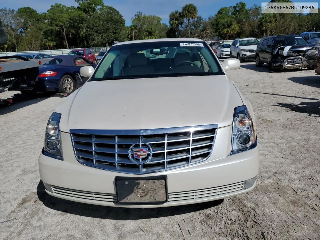 2011 Cadillac Dts Livery VIN: 1G6KR5E67BU109286 Lot: 76360094