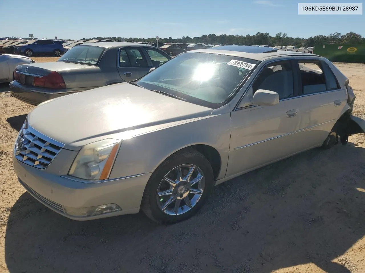 2011 Cadillac Dts Luxury Collection VIN: 1G6KD5E69BU128937 Lot: 76992704