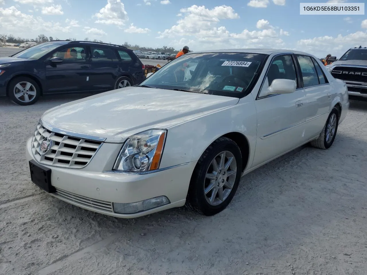 2011 Cadillac Dts Luxury Collection VIN: 1G6KD5E68BU103351 Lot: 77276884