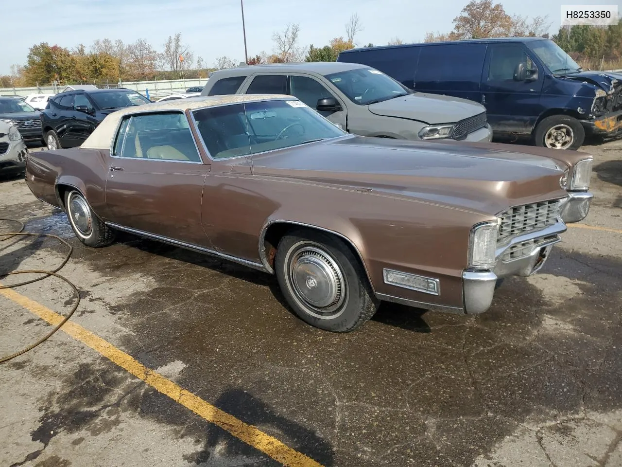 1968 Cadillac Eldorado VIN: H8253350 Lot: 77140814