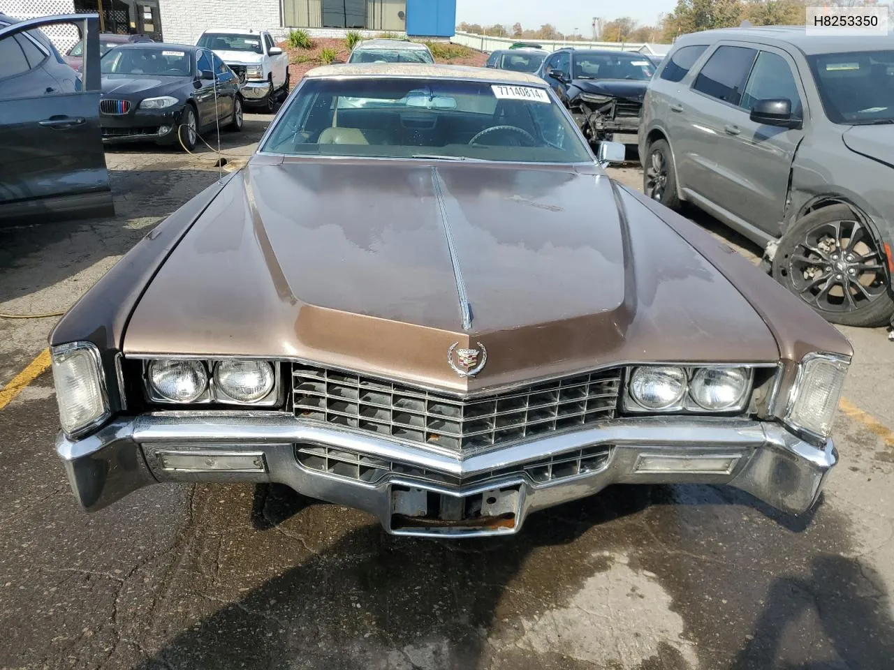 1968 Cadillac Eldorado VIN: H8253350 Lot: 77140814