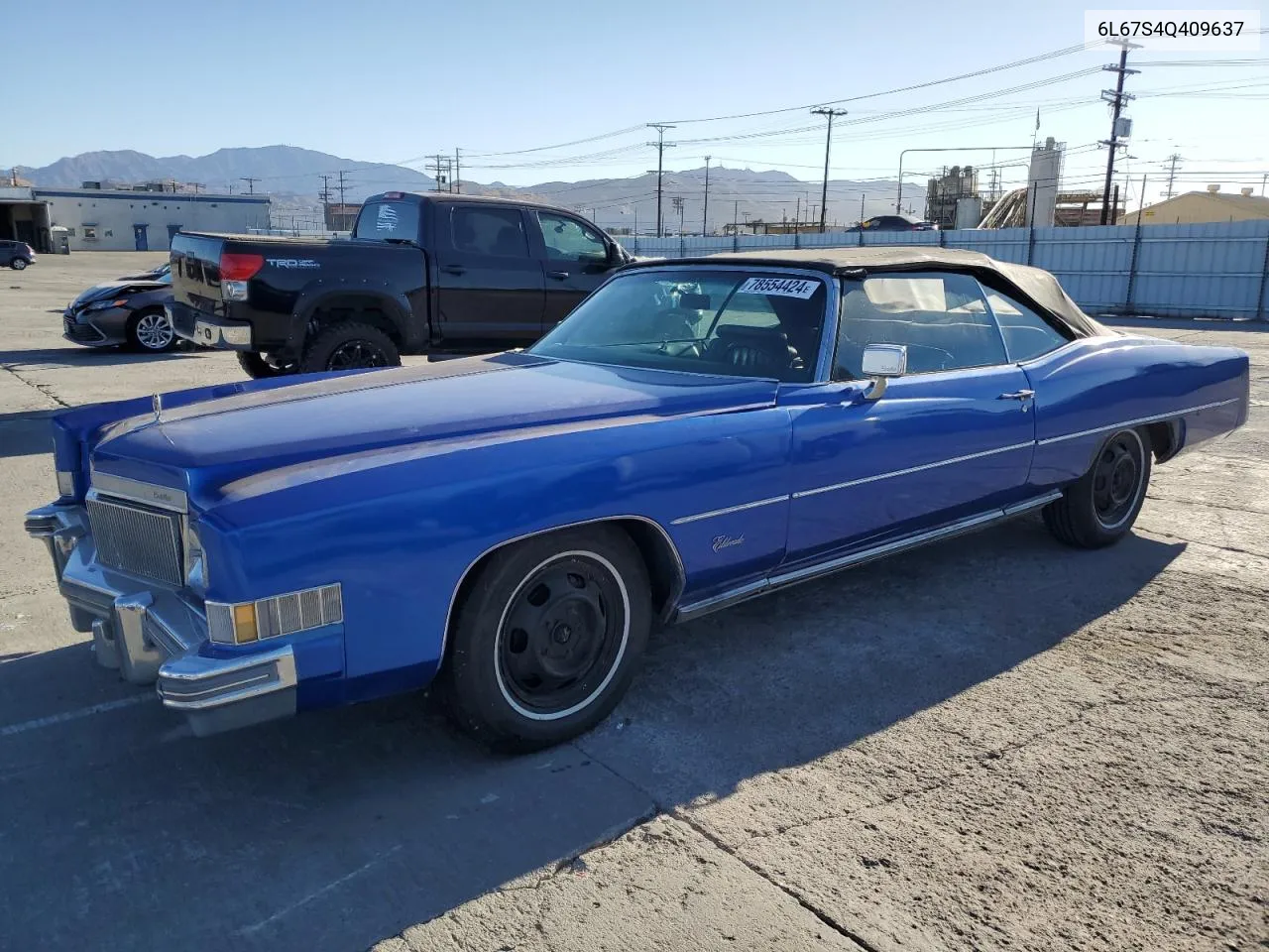 1974 Cadillac Eldorado VIN: 6L67S4Q409637 Lot: 78554424