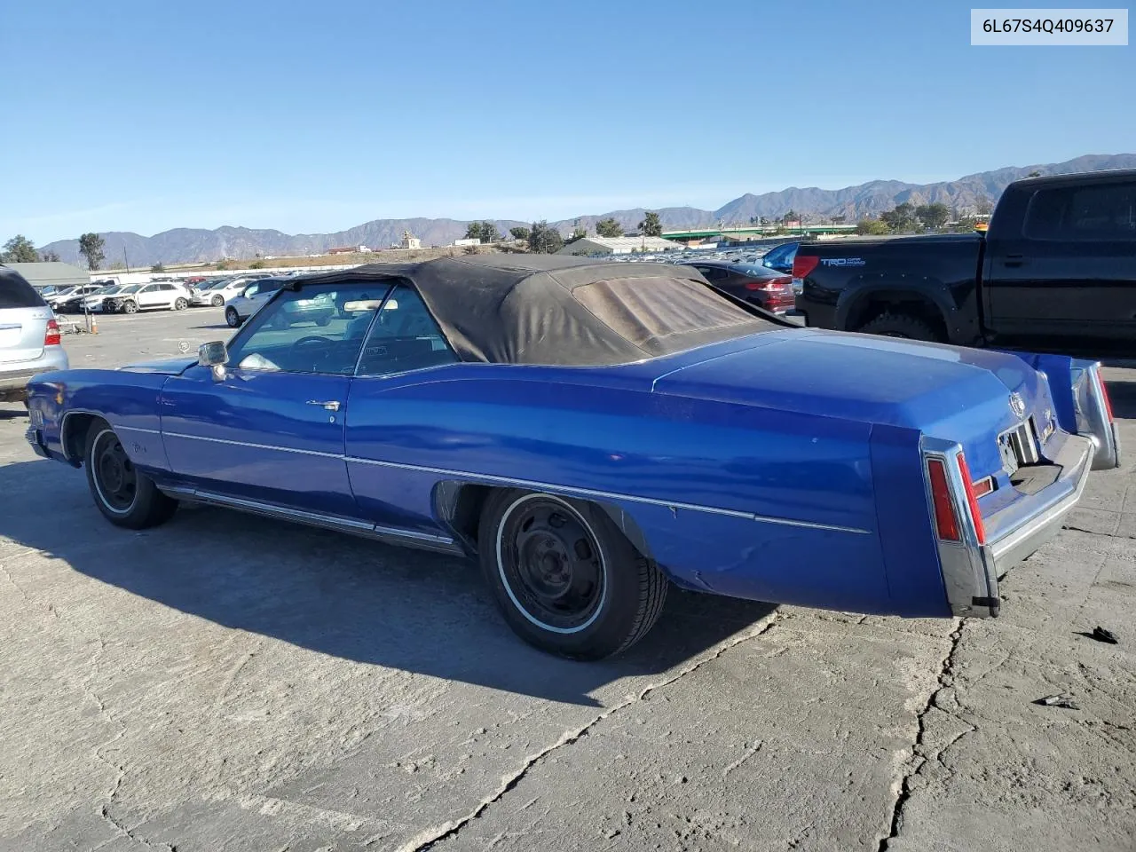 1974 Cadillac Eldorado VIN: 6L67S4Q409637 Lot: 78554424