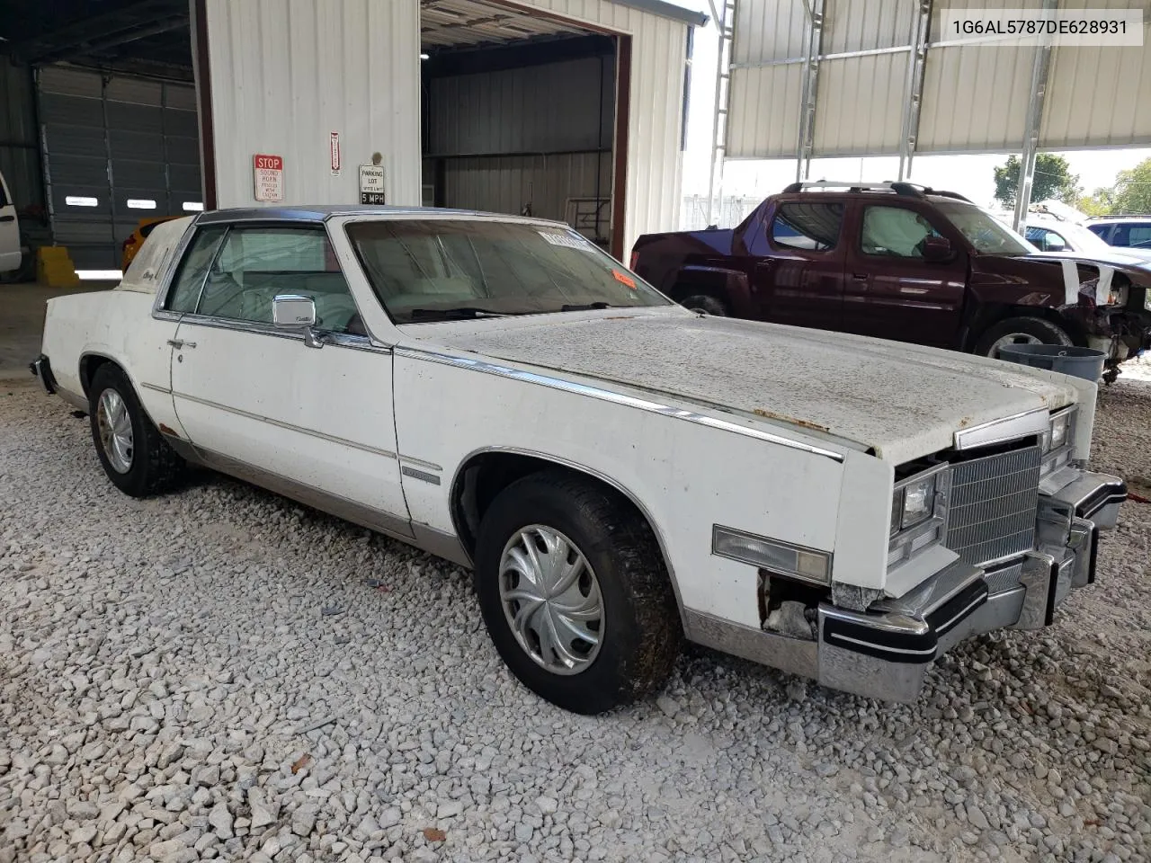 1983 Cadillac Eldorado VIN: 1G6AL5787DE628931 Lot: 73113774