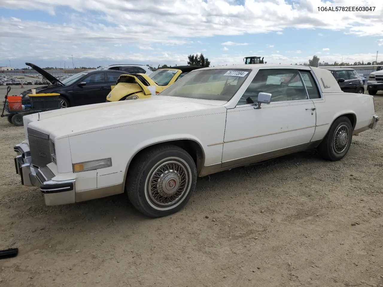 1984 Cadillac Eldorado VIN: 1G6AL5782EE603047 Lot: 76777394